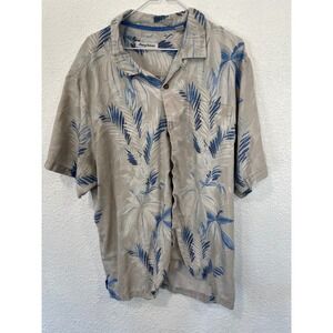 Tommy Bahama Men's 70% Silk Tropical Leaves Print size XXL